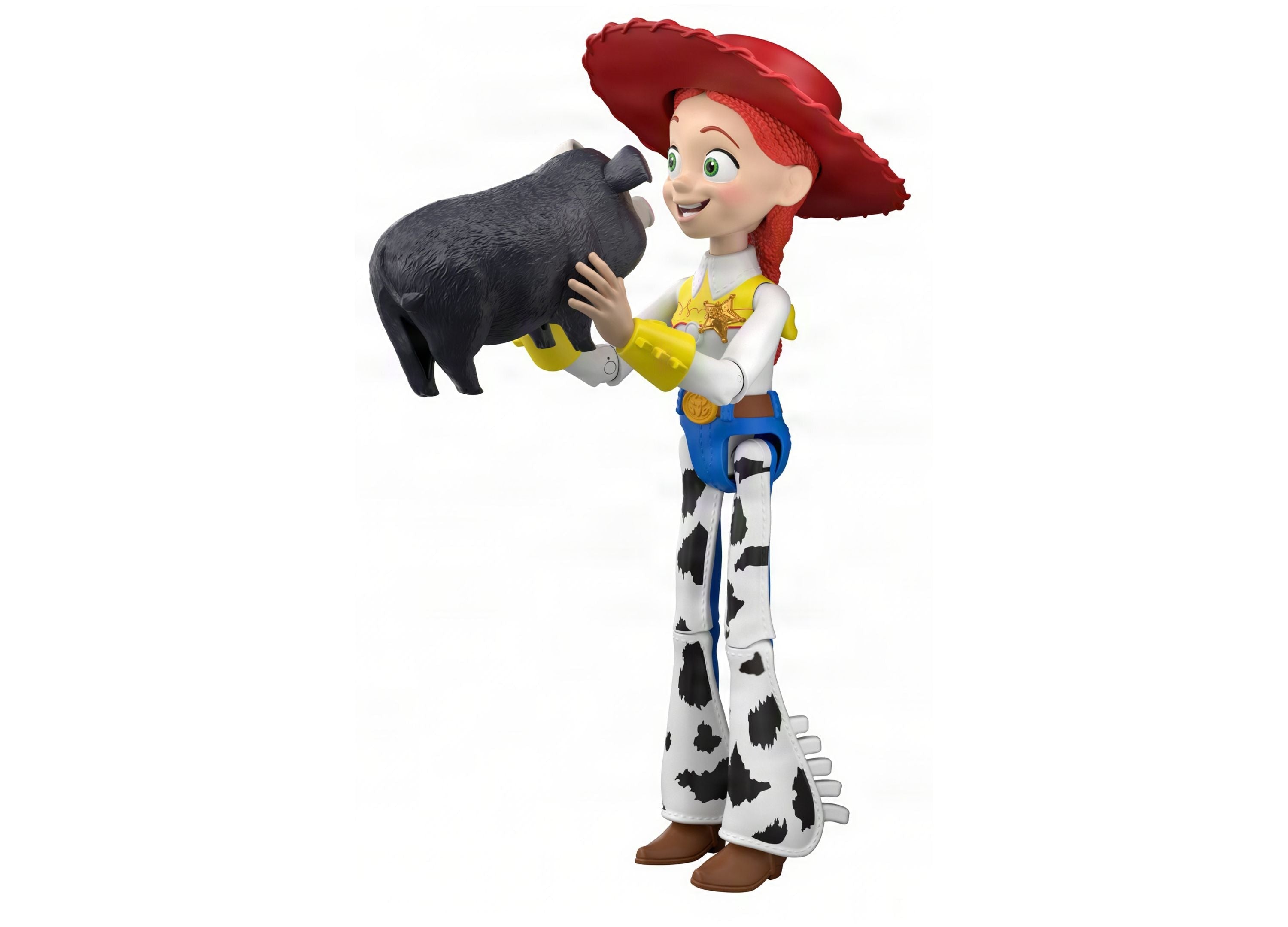 Disney Pixar Toy Story 5 Critter Talk Jessie 12-Inch Action Figure With Pig