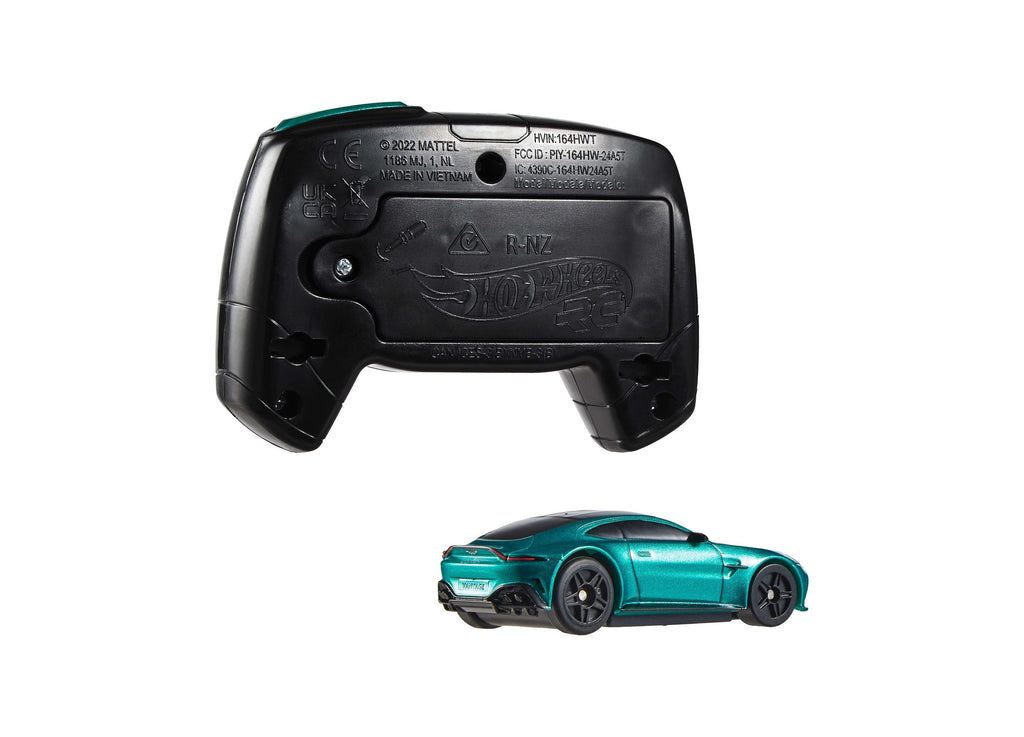 Hot Wheels Aston Martin Vantage 1:64 Scale RC Race Car With Booster Button