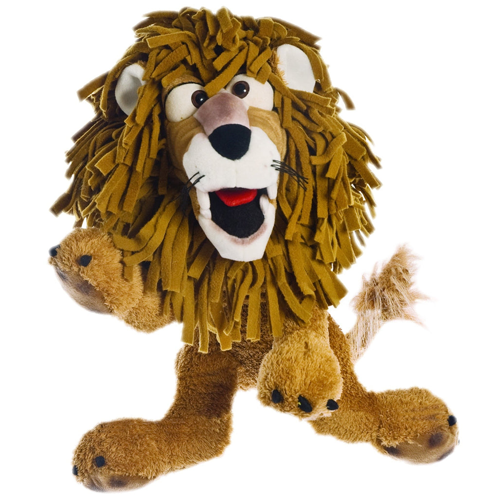 Living Puppets Handmade Murray The Lion Plush Hand Puppet - Soft Play Companion For Kids 3+