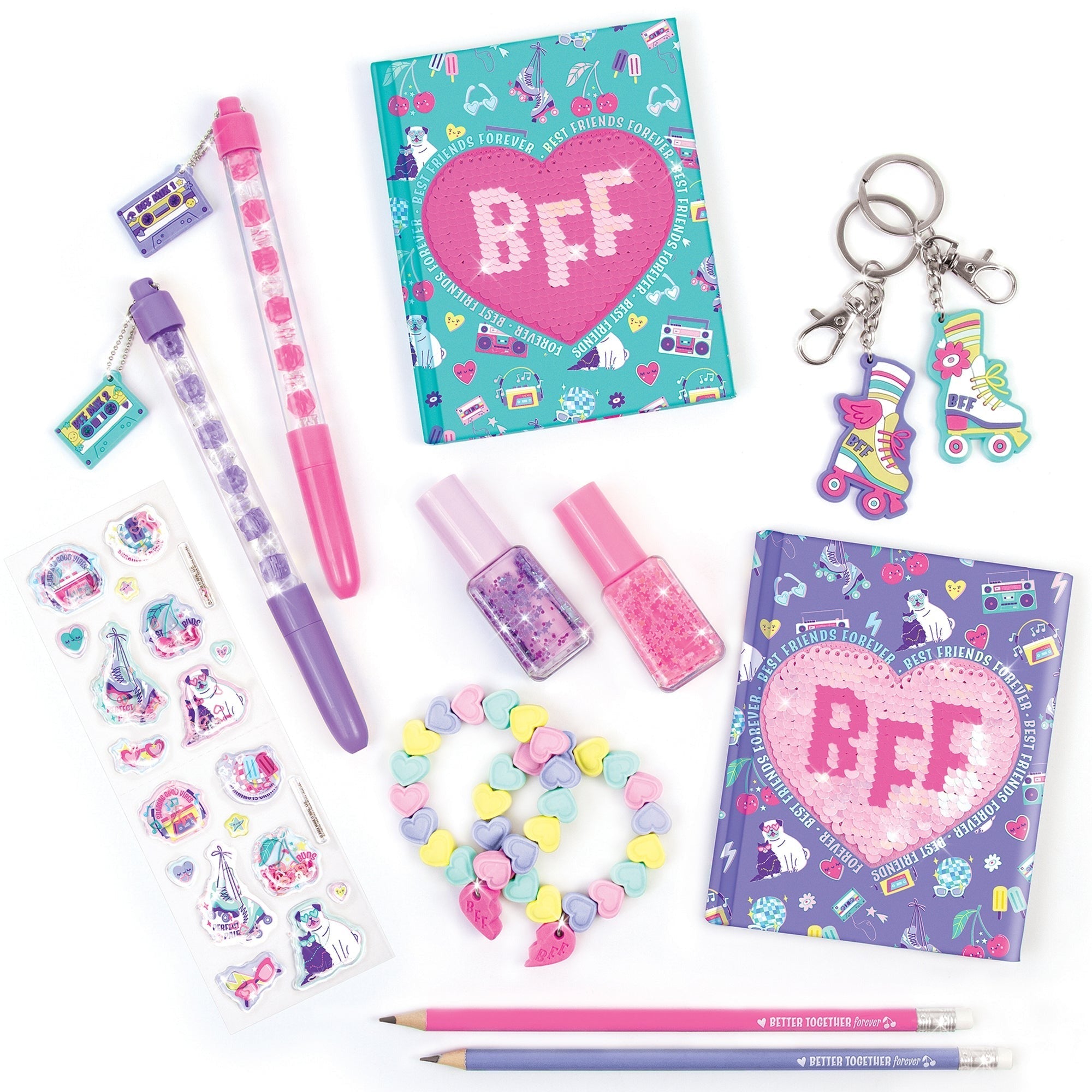 Three Cheers For Girls Besties Forever 13-Piece Stationery Set