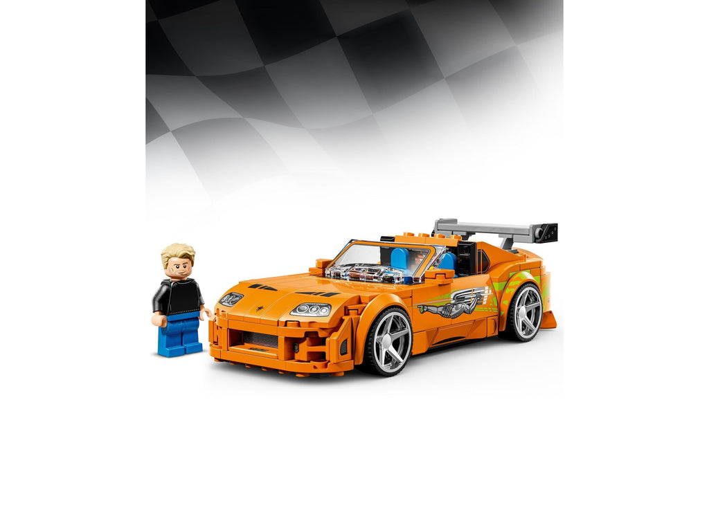 LEGO Speed Champions The Fast And The Furious Toyota Supra MK4 292-Piece Building Set With Brian O'Conner Minifigure