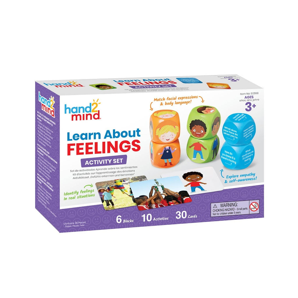 Hand2Mind Learn About Feelings Activity Set - Emotion Exploration for Kids