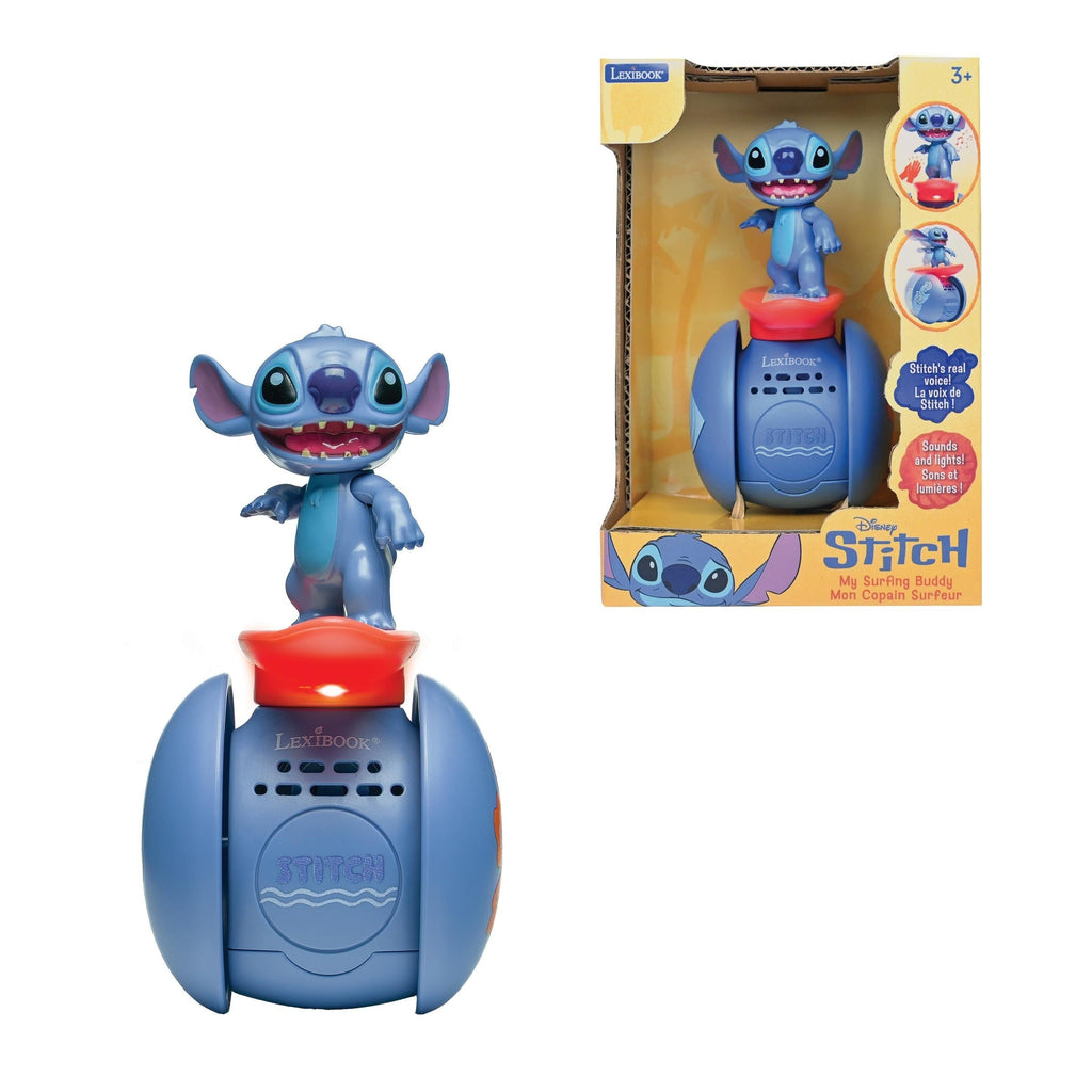 Surf's Up Stitch Interactive Toy with Balancing Wheel and Sounds