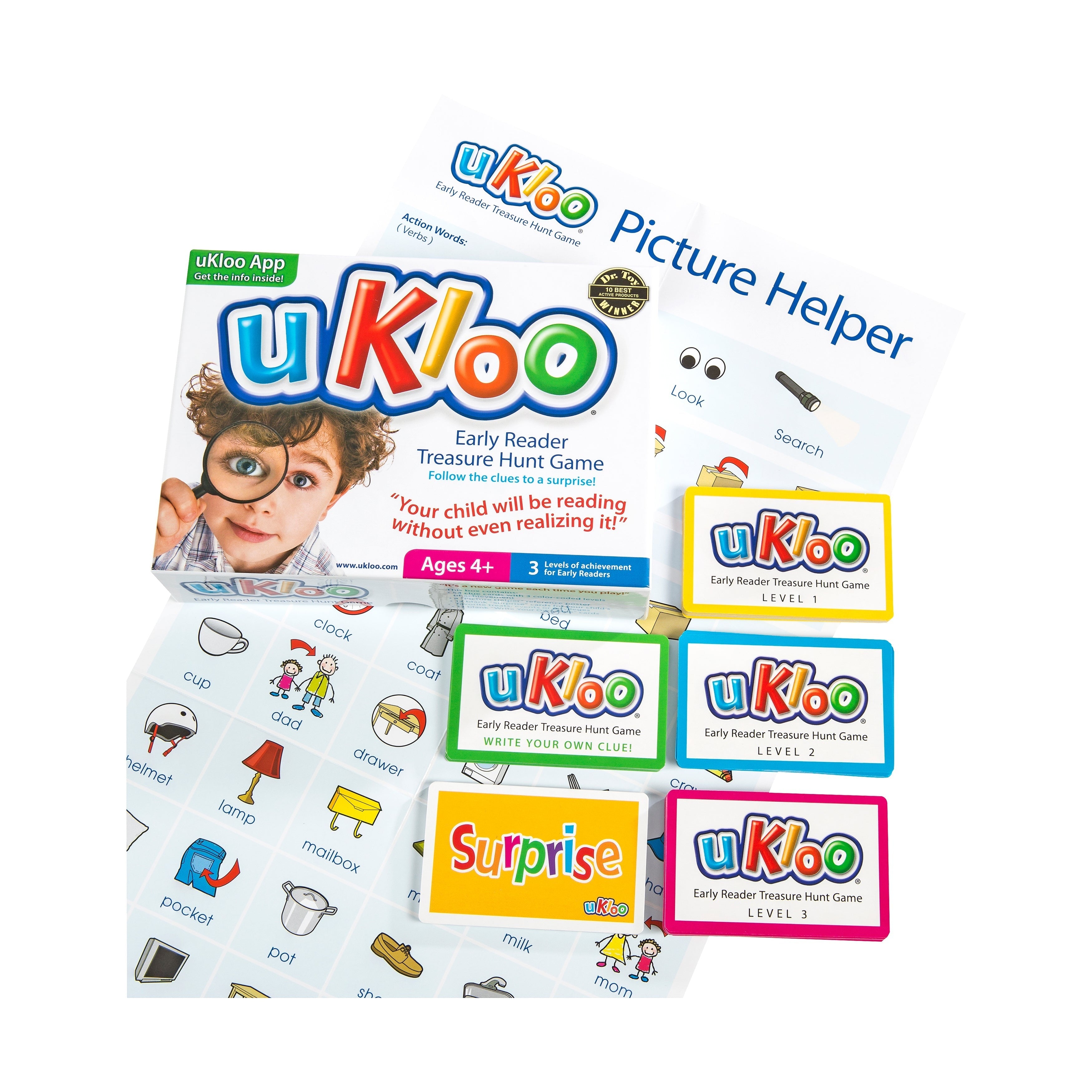 uKloo Early Reader Treasure Hunt Game - Interactive Reading Adventure
