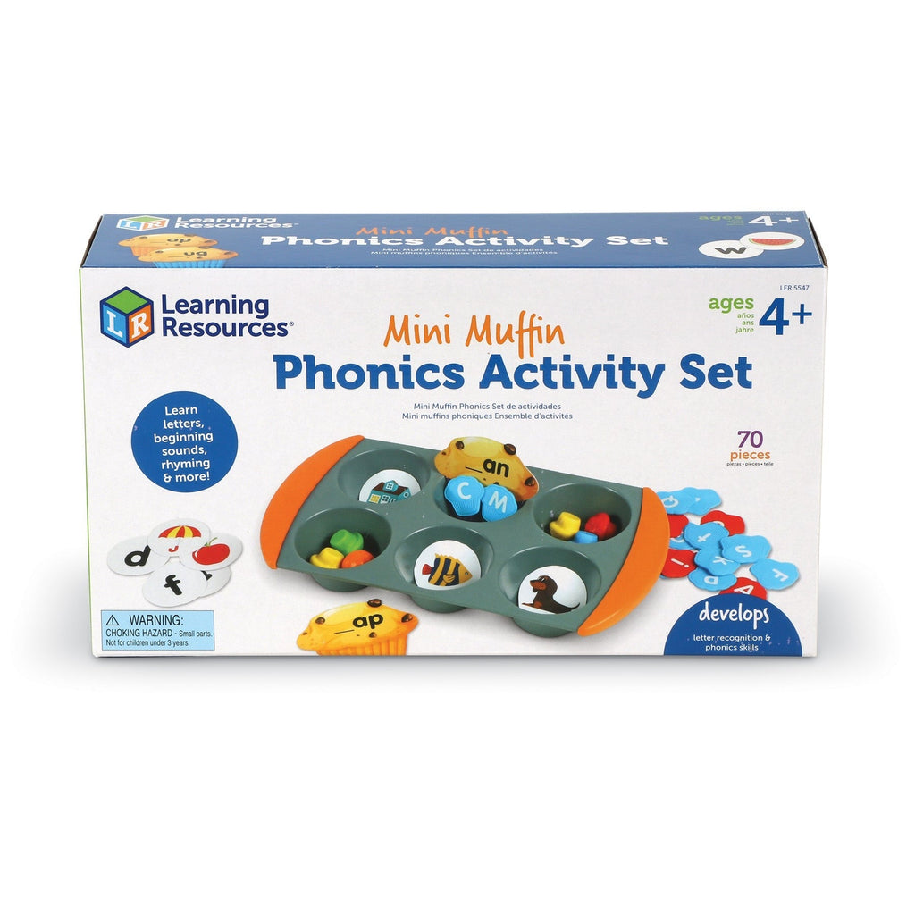 Learning Resources Mini Muffin Phonics Fun Set - Multicolor