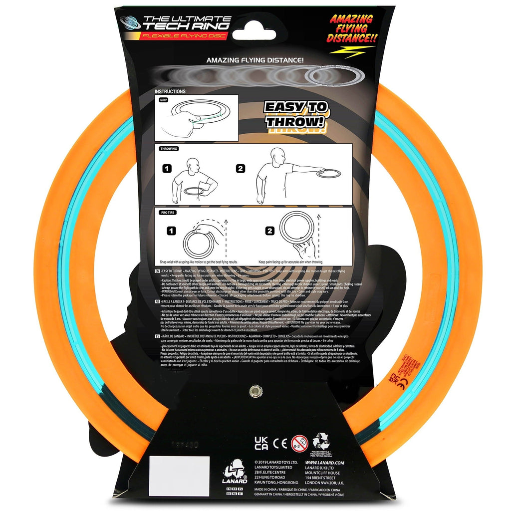 Ultimate Boomerang & Tech Ring 2-Piece Flying Toy Set