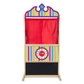 Melissa & Doug Deluxe Wooden Puppet Theater - Imaginative Play Stage