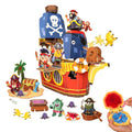 Banana-Rama Pirate Ship Buildable Playset With 9 Pirates And 21 Play Pieces