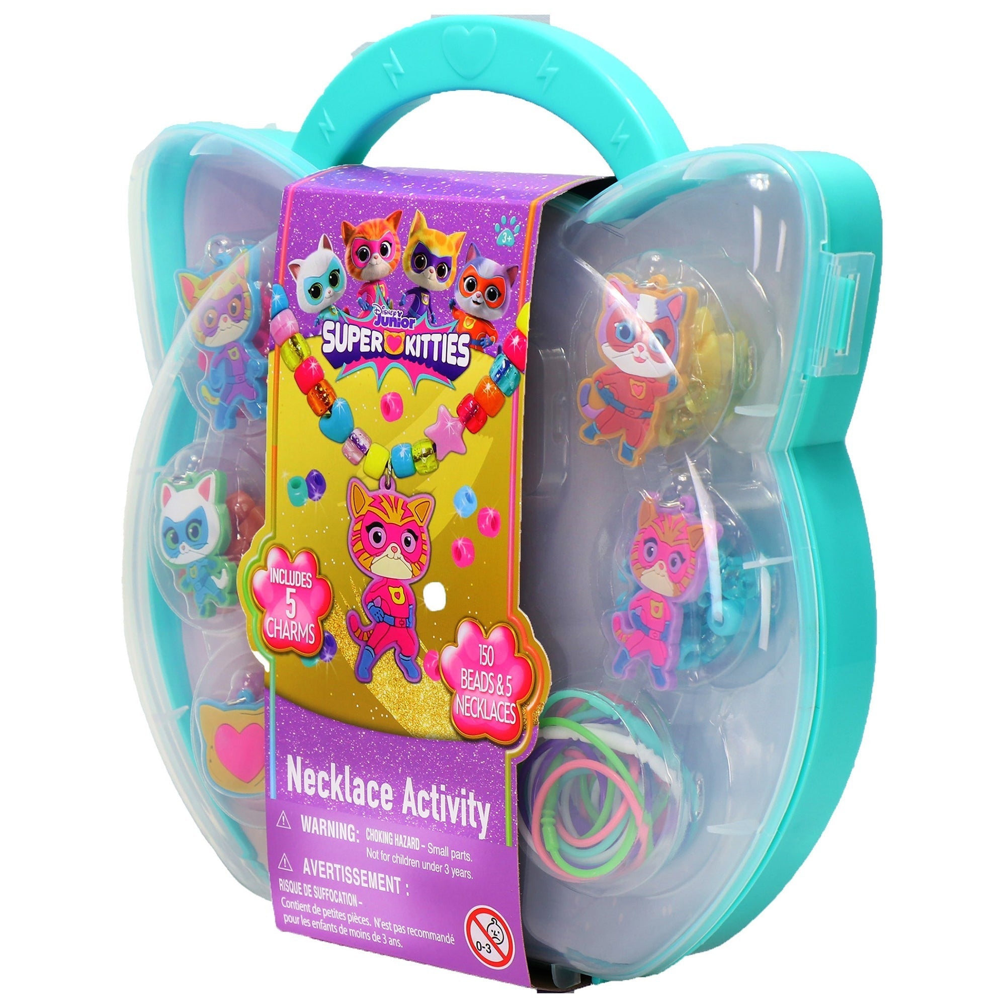 Super Kitties Bead & Charm Necklace Activity Set – 161 Pieces