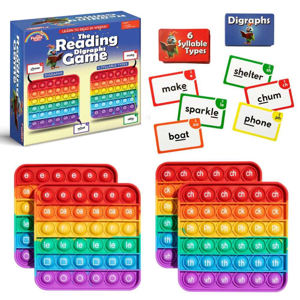 Fidget Fun Digraph Mastery Reading Game