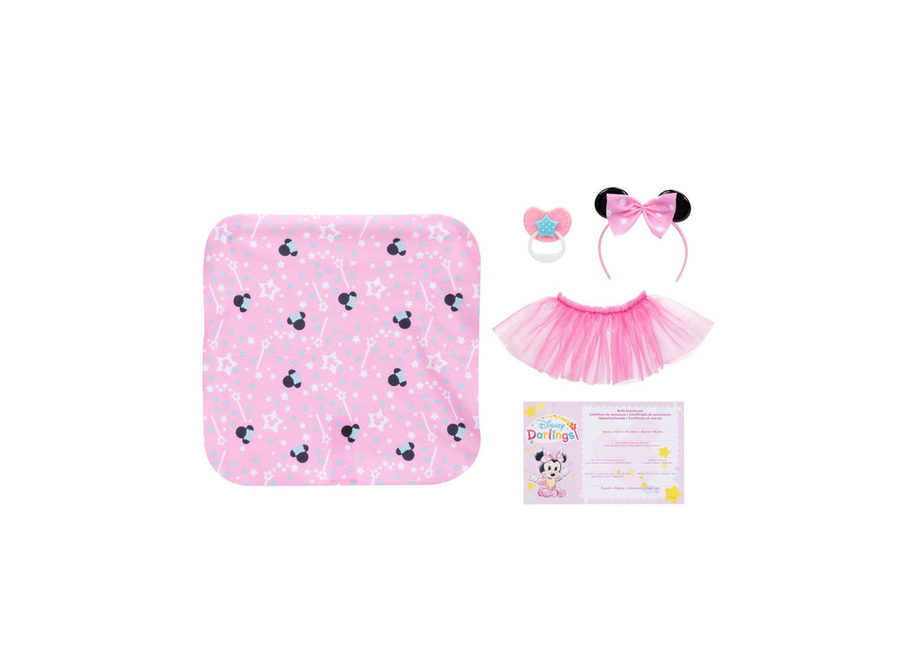Disney Darlings Snuggly Stars Minnie Mouse 11-Inch Soft-Bodied Baby Doll