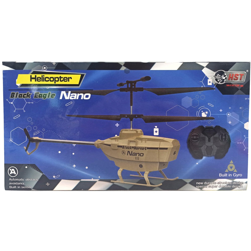 HST Black Eagle Nano R/C Helicopter - Surprise Color: Tan OR Gray