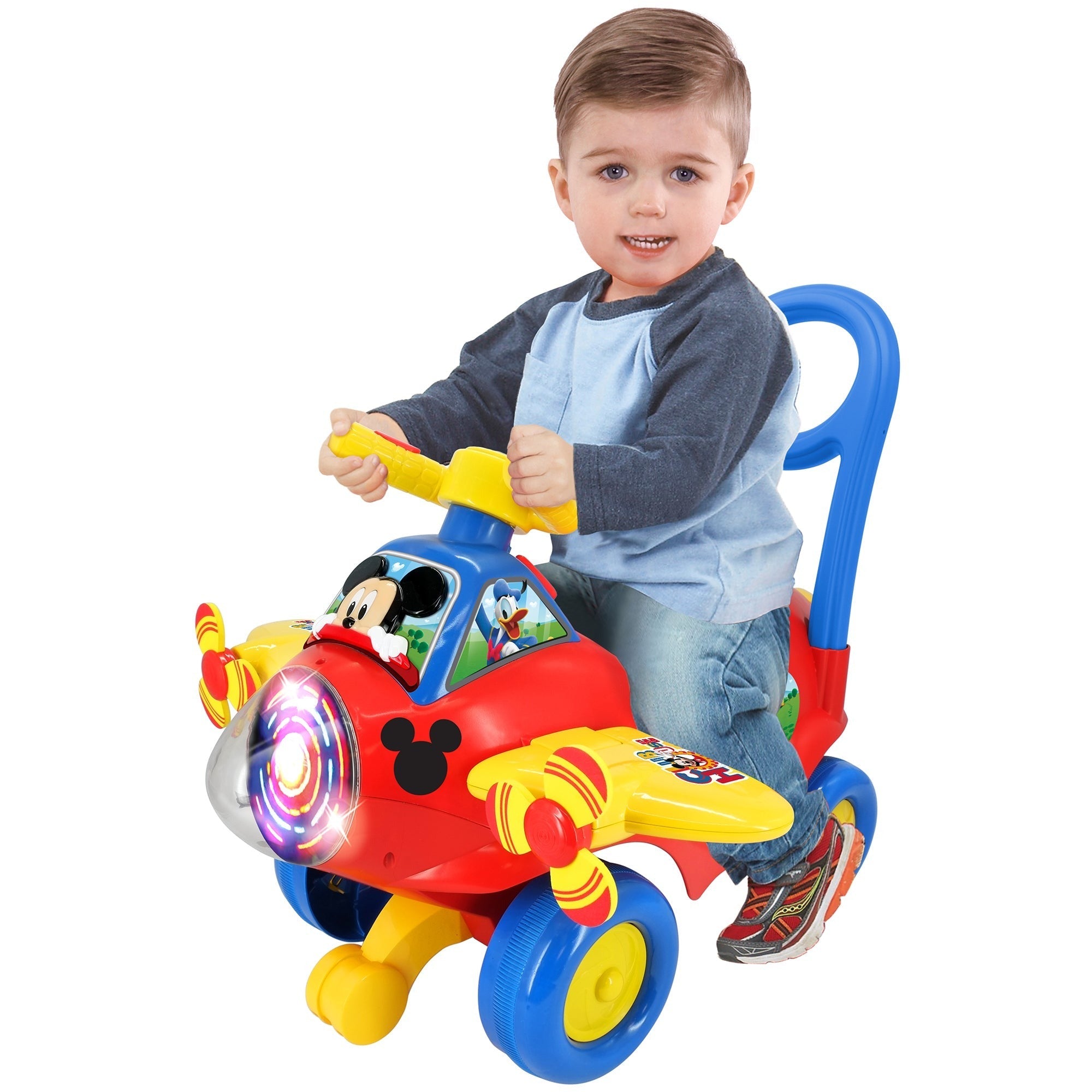 Disney Mickey Mouse Activity Plane Ride-On With Lights And Sounds