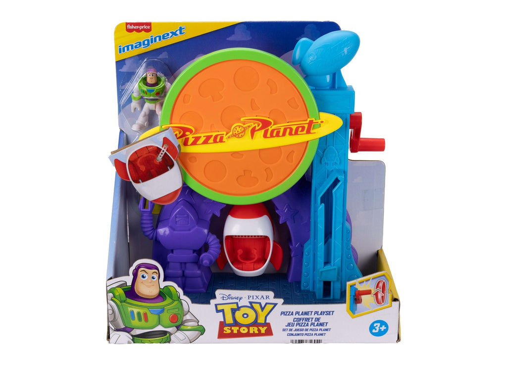 Imaginext Disney Pixar Toy Story Pizza Planet Playset With Buzz Lightyear