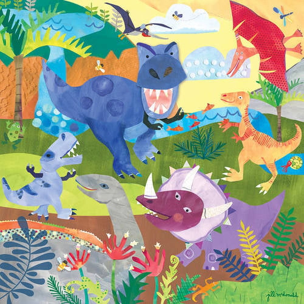Oopsy Daisys Dinosaur Roar C Vibrant Wall Art