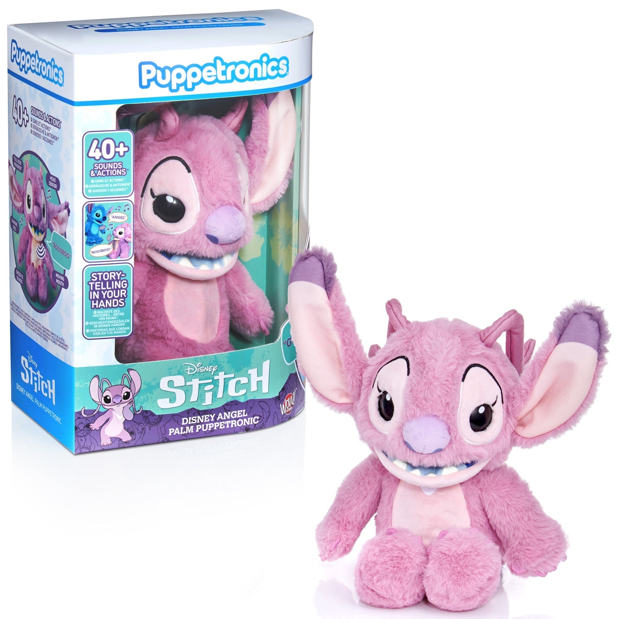 WOW! Stuff Disney Angel Palm Puppetronic Interactive Puppet With 40+ Sounds And Actions