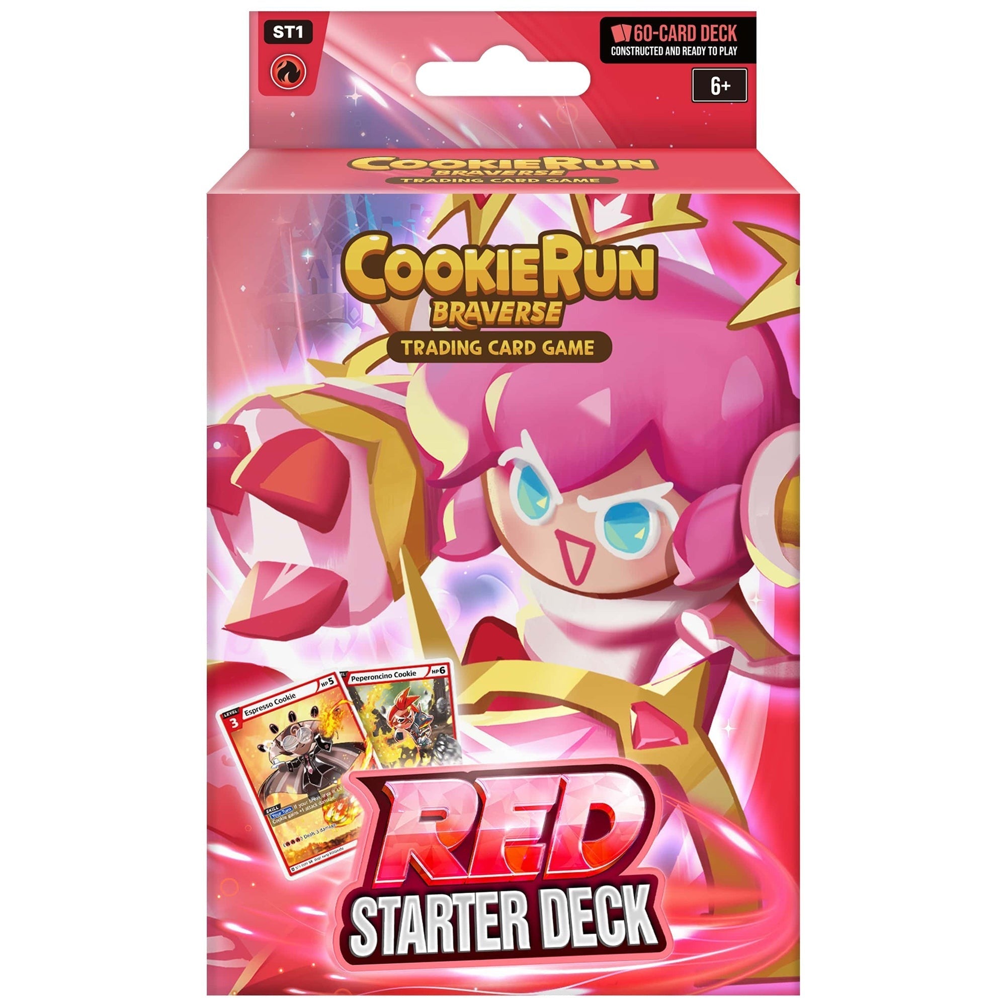 CookieRun: Braverse Trading Card Game Starter Deck 60-Card Aggressive Gameplay Pack