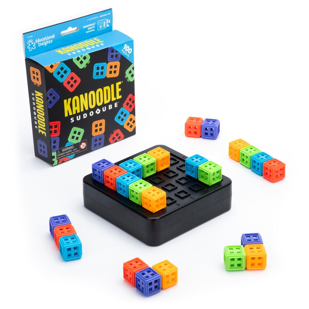 Educational Insights Kanoodle SudoQube Colorful Brainteaser Puzzle - 100 pc