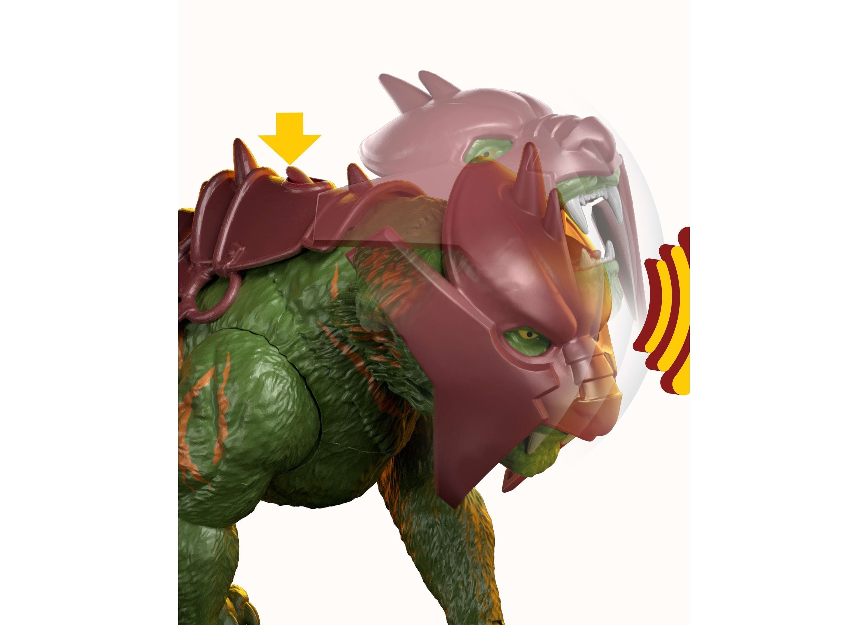 Masters Of The Universe Movie Battle Cat 11-Inch Creature Figure With Chomp & Roar