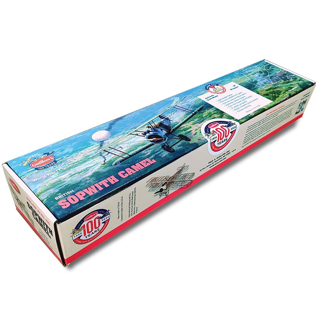Sopwith Camel WWI Fighter Plane Model Kit - 18-Inch Wingspan Laser-Cut Balsa Wood