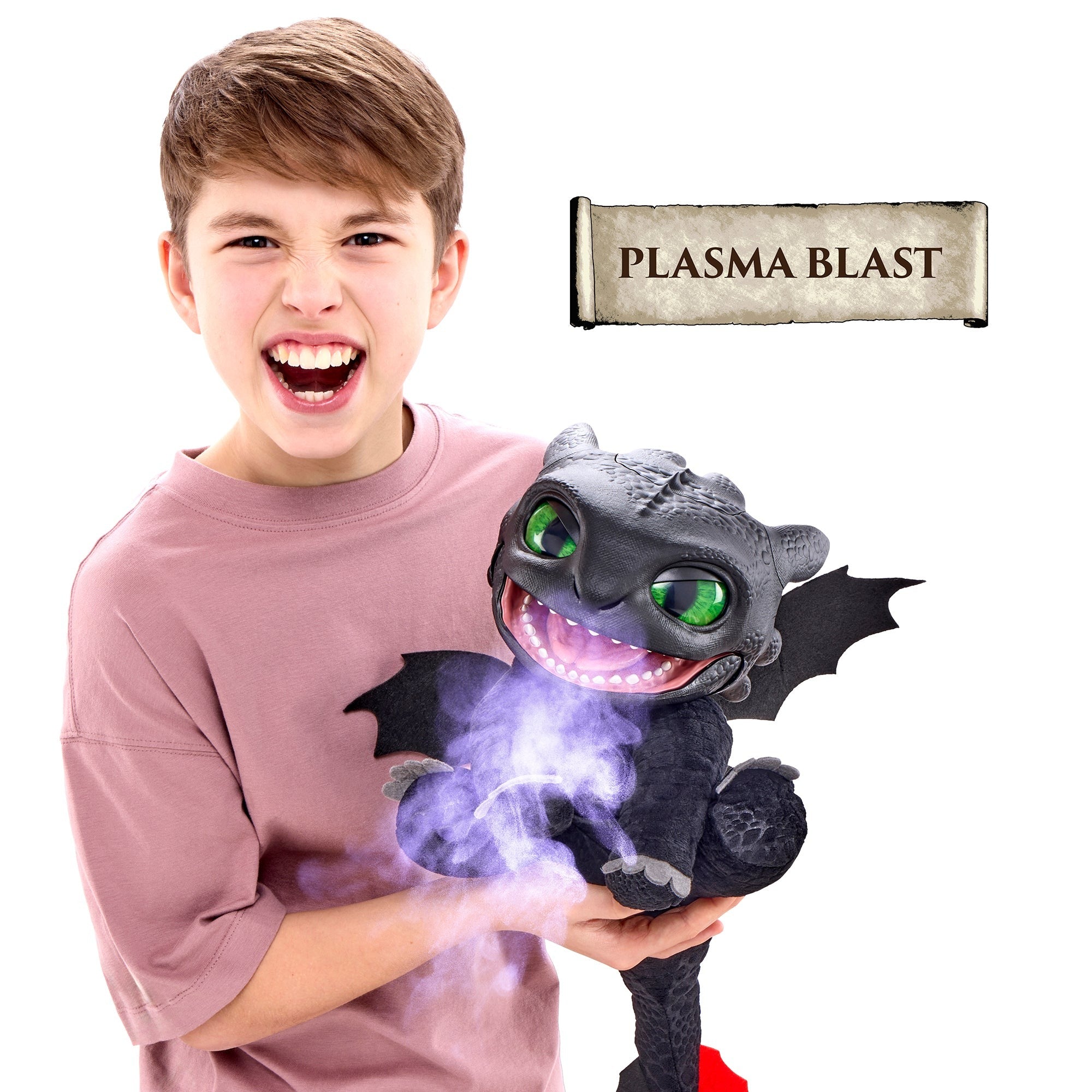WOW! STUFF RealFX Interactive 10 inch Toothless Puppetronic Plush with 50+ Sounds from HTTYD