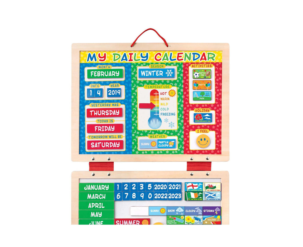 Melissa & Doug Daily Magnetic Calendar - Educational Toy