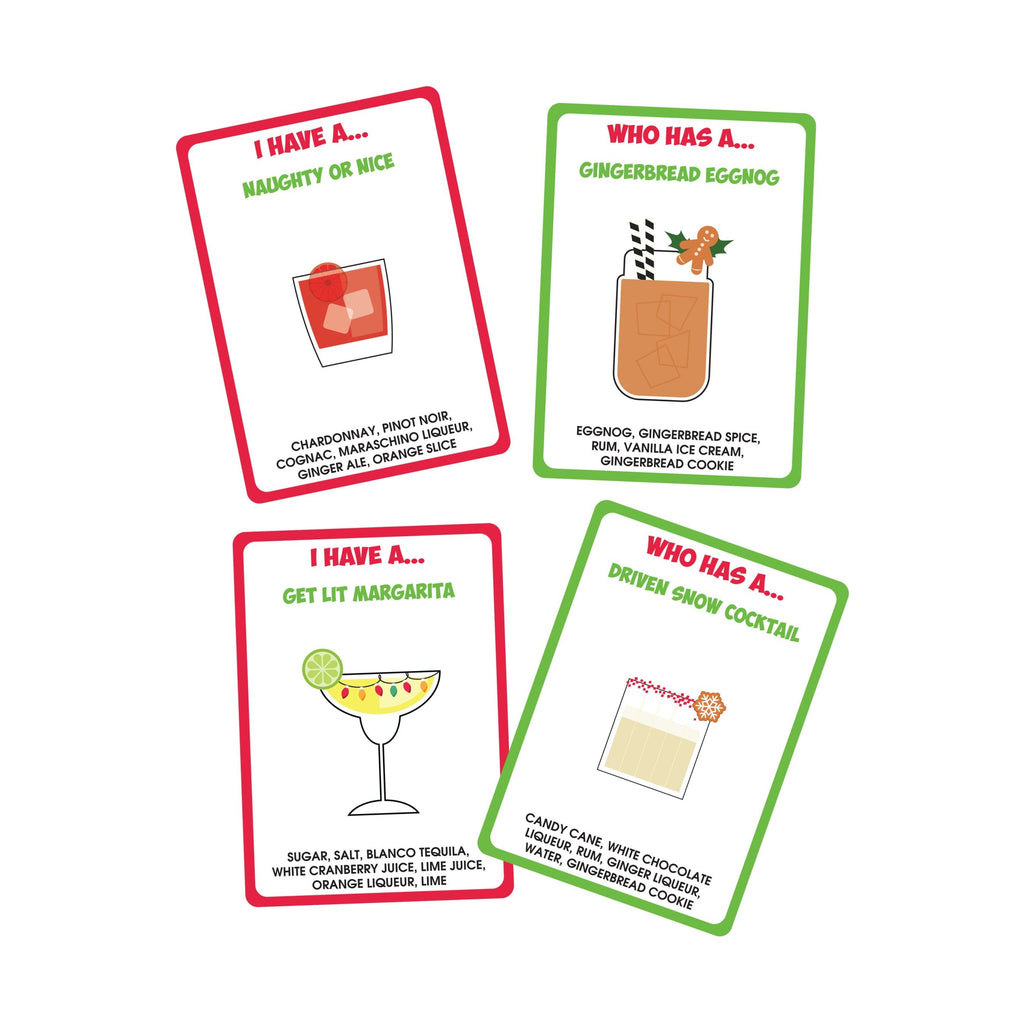 Making Spirits Bright - Let's Get Merry Holiday Card Game