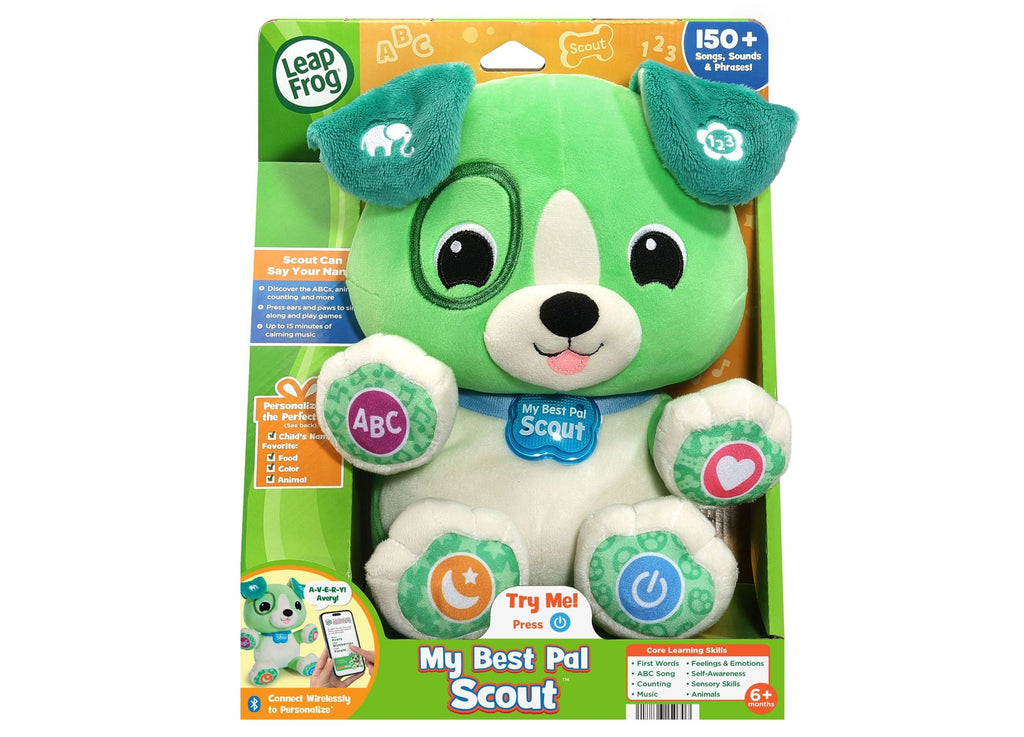 LeapFrog My Best Pal Scout Personalized Learning Companion Interactive Plush Toy