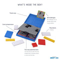 Mondrian Blocks Blue Edition STEAM Puzzle Game With 88 Challenges