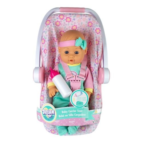 Gi-Go Toys 16 Inch Baby Doll with Plush Bear and Carrier Seat