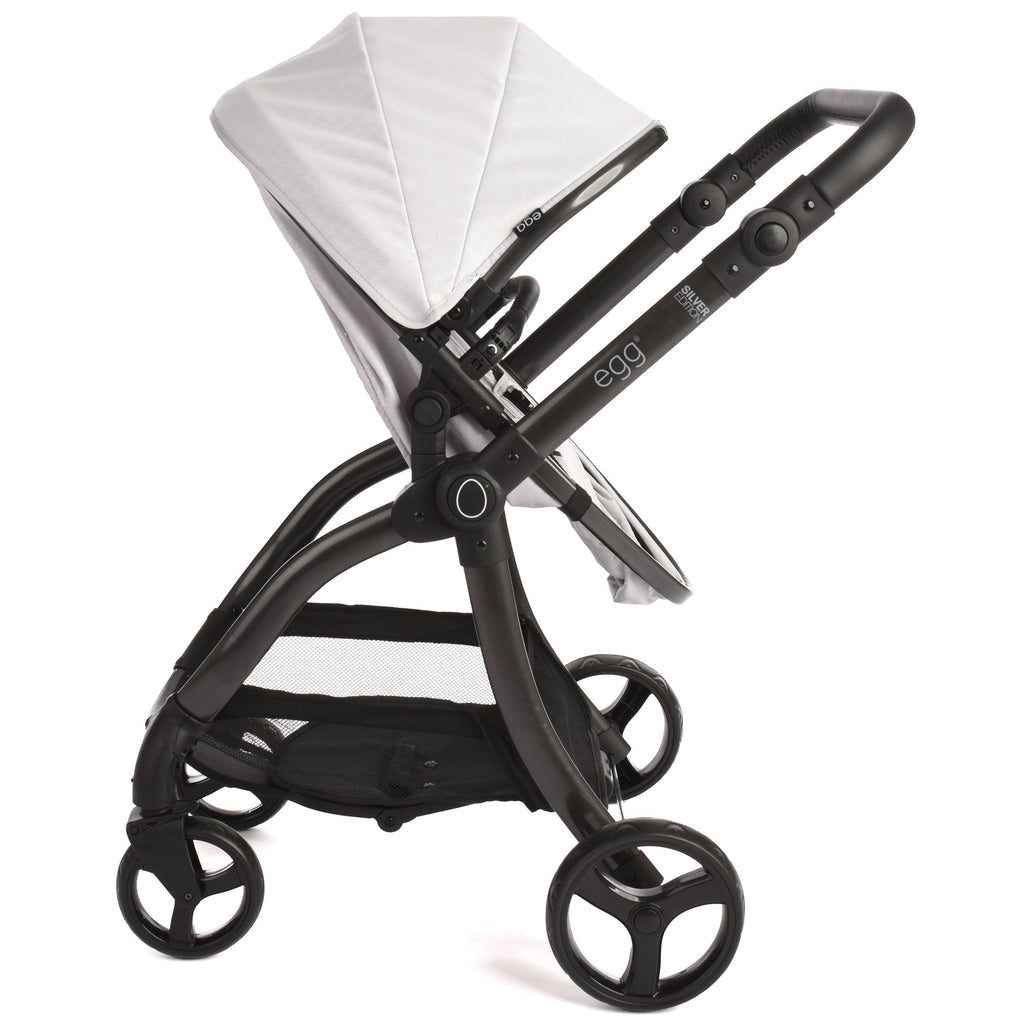 Roma Egg Doll Pram 2-in-1 Convertible Stroller With Adjustable Handle