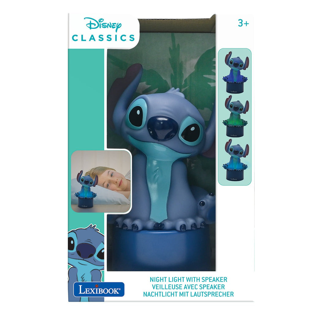 Stitch nightlight with speaker