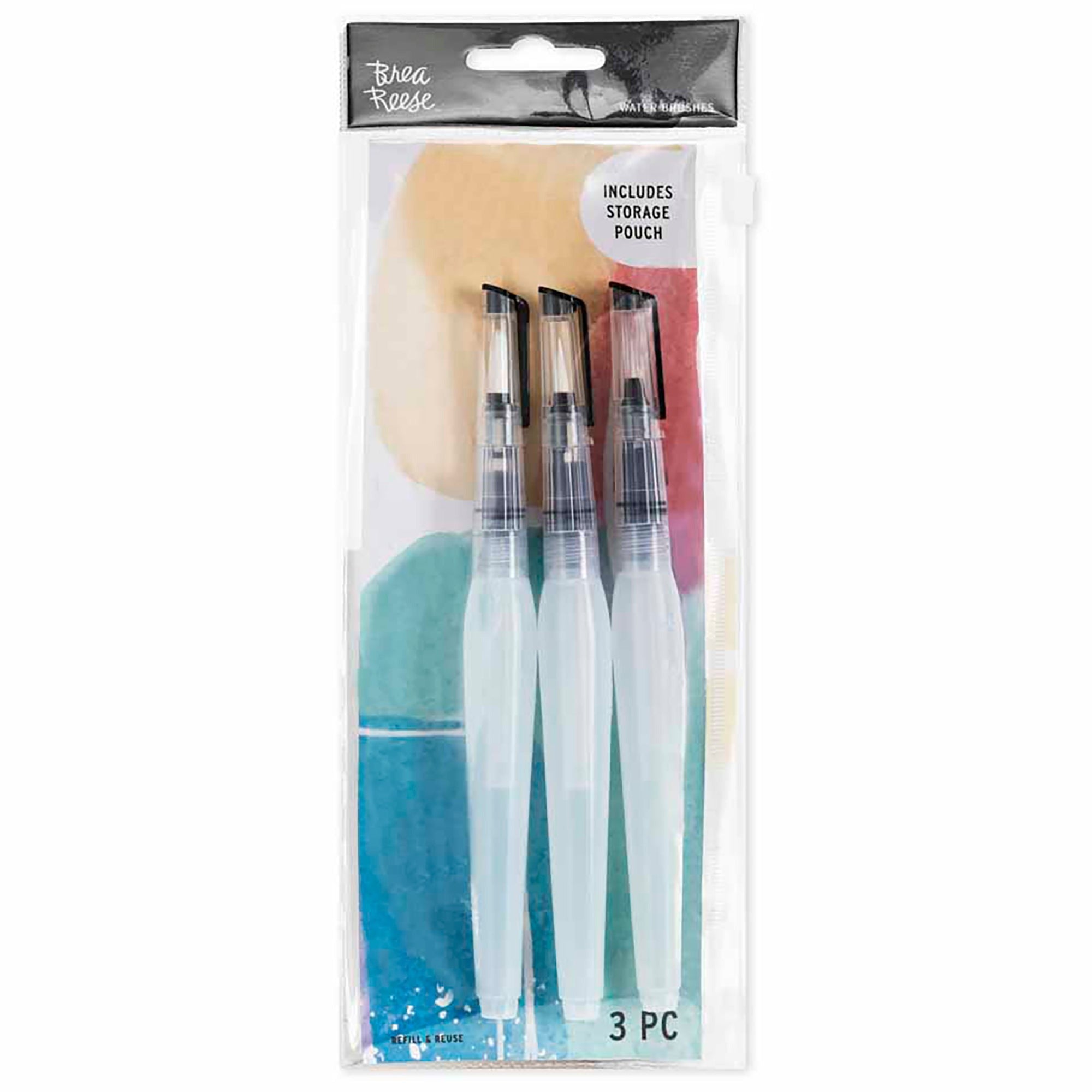Brea Reese 3-Piece Water Brush Set With Built-In Reservoirs
