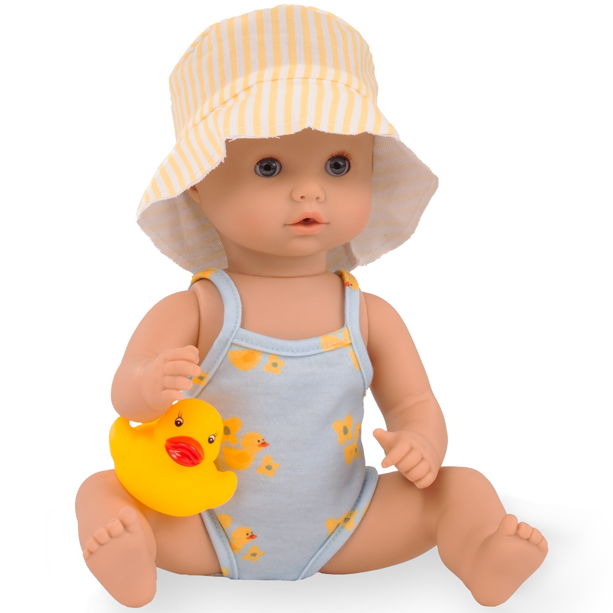 Gotz Sleepy Aquini 13-Inch Drink & Wet Baby Doll With Bathing Duck