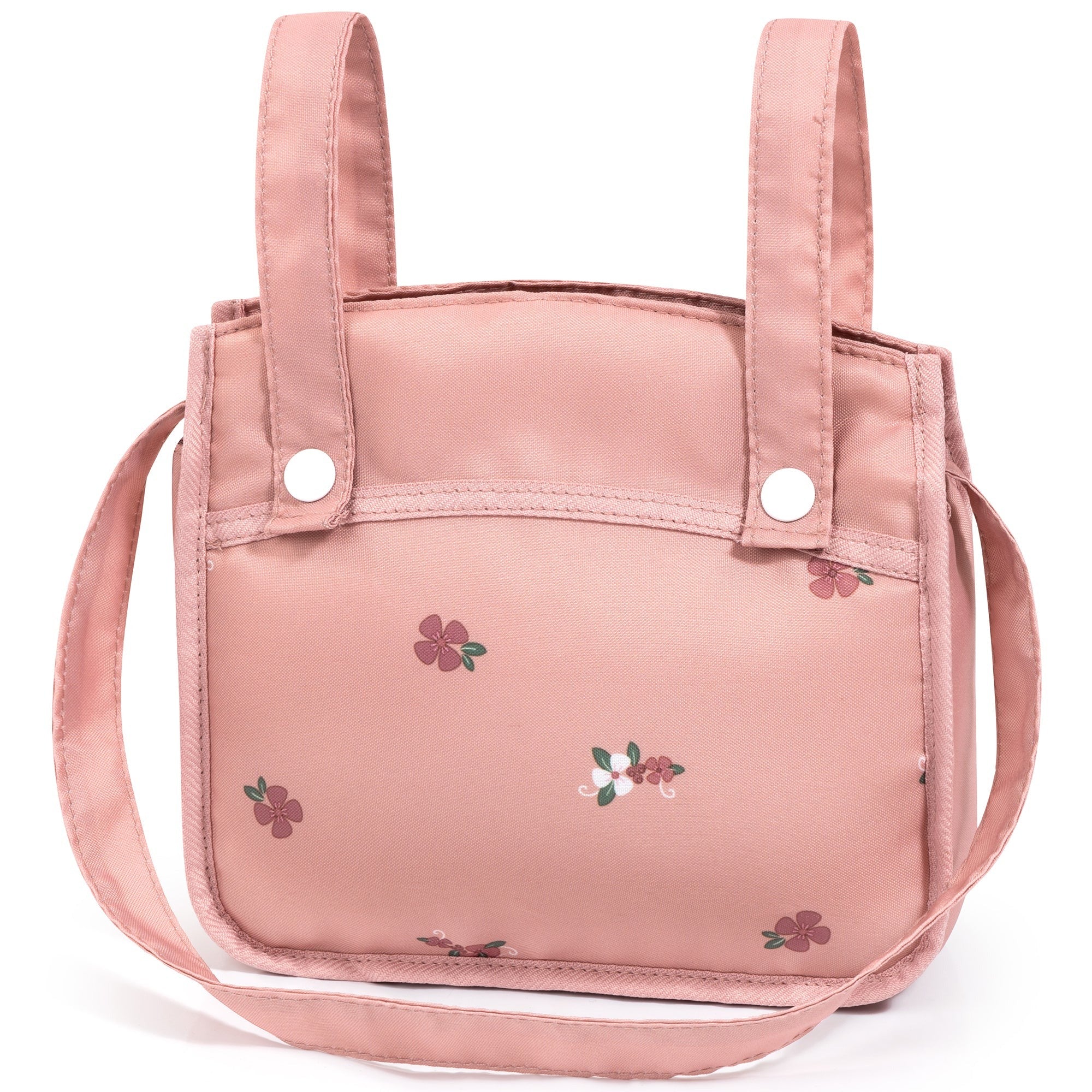 Bayer Design Dolls: Pram Xeo - Coral Pink Floral