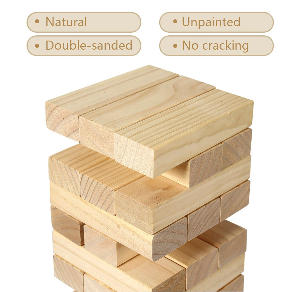 Trimate Tumbling Tower Large - Towering Pine Wood Game