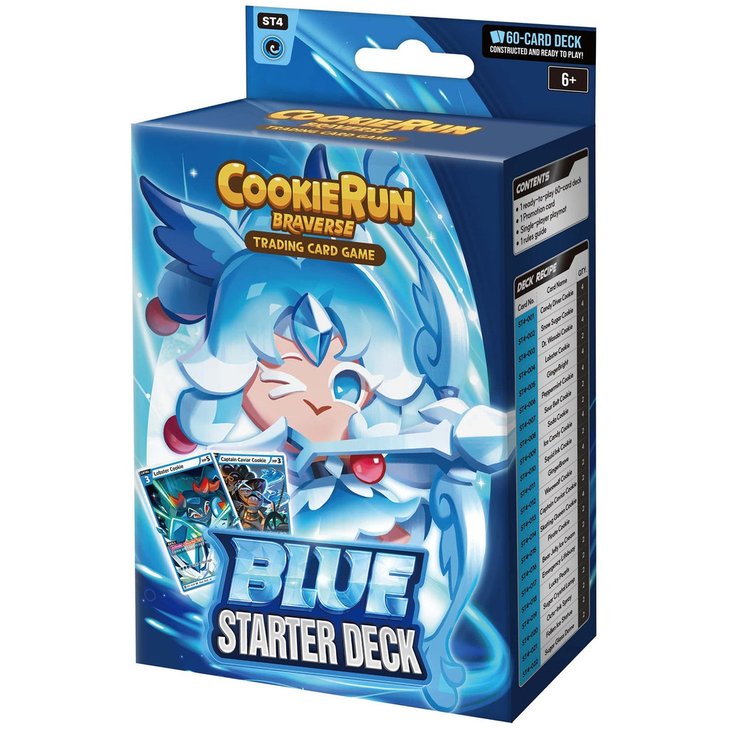 CookieRun: Braverse Trading Card Game Starter Deck 60-Card Set With Playmat