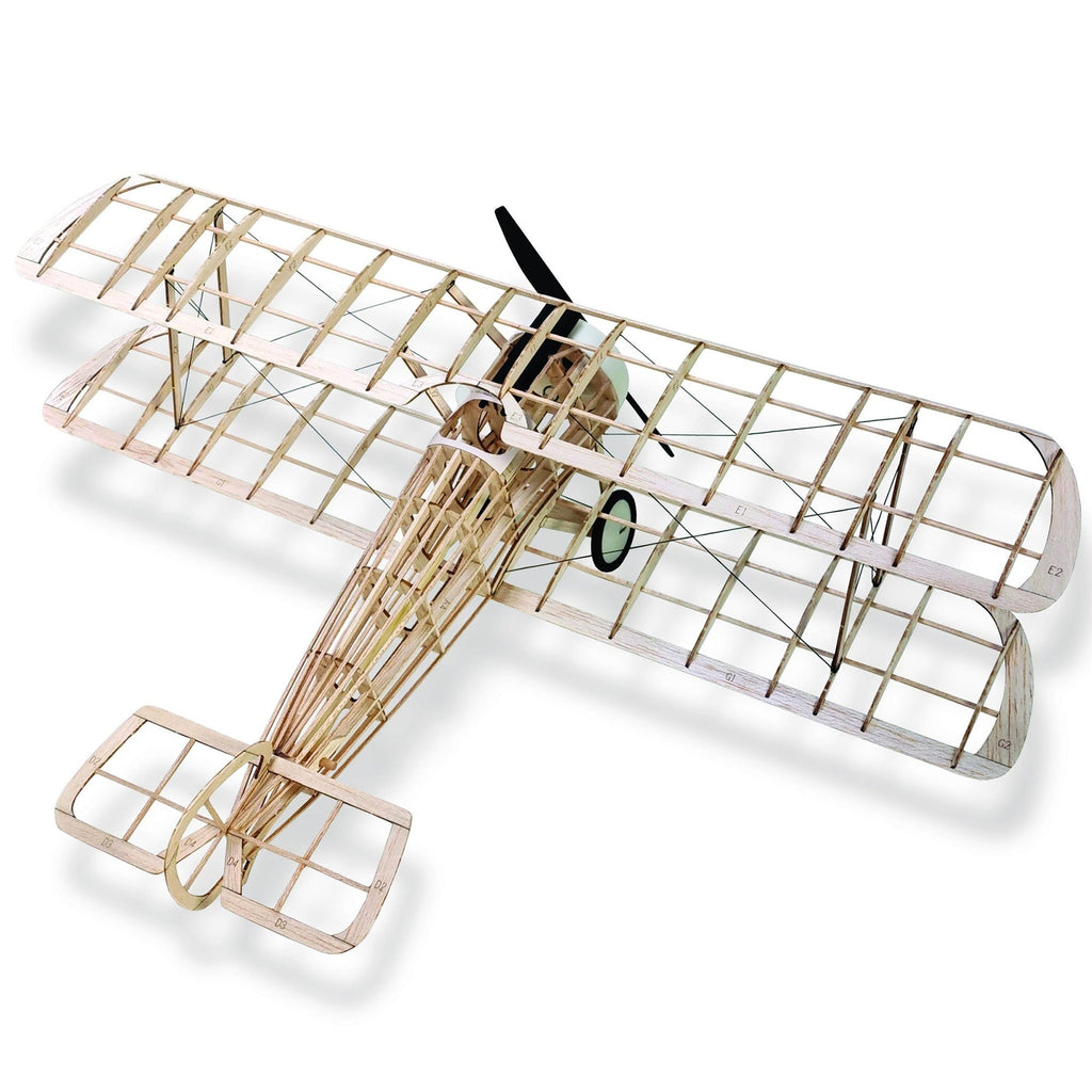 Sopwith Camel WWI Fighter Plane Model Kit - 18-Inch Wingspan Laser-Cut Balsa Wood