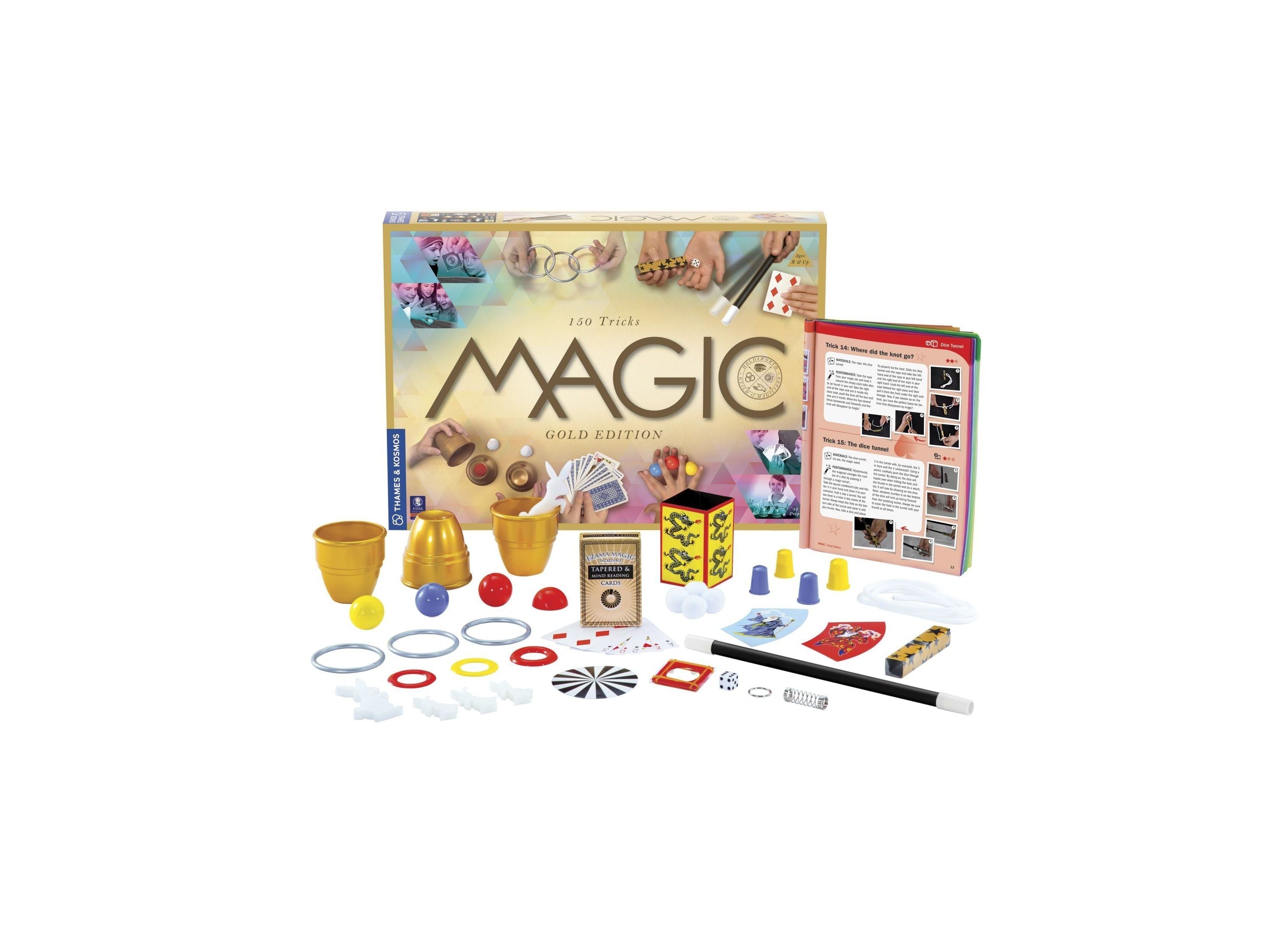 Thames & Kosmos Magic Gold Edition - 150 Tricks With 42 Props