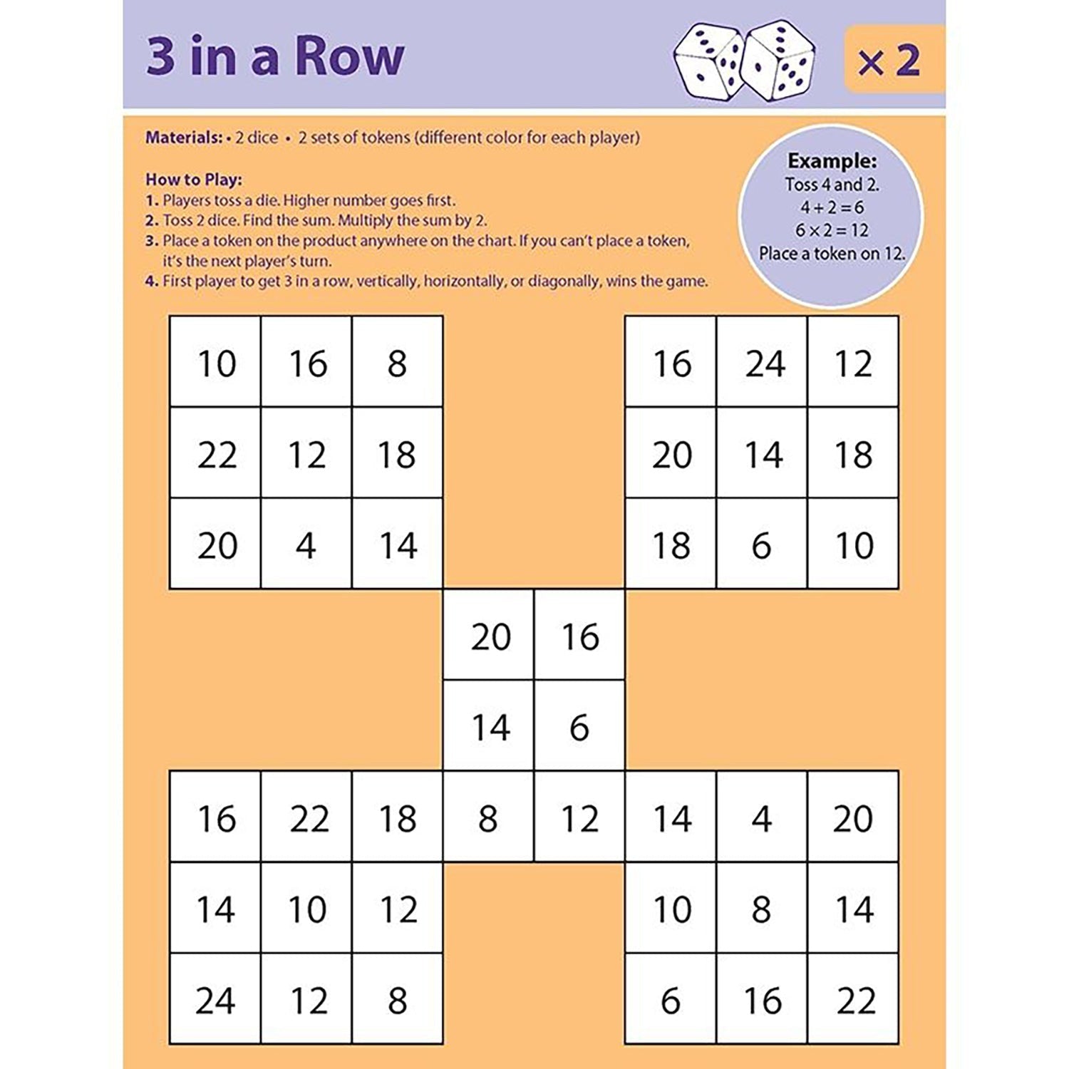 Didax Multiplication Mastery Dice Games - Engaging Math Fun