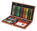 Faber-Castell Young Artist Essentials - 64-Piece Art Set in Deluxe Wood Case