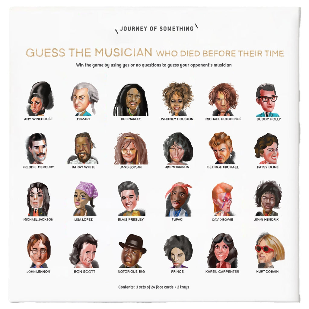 Journey Of Something Guess The Musician Card Game