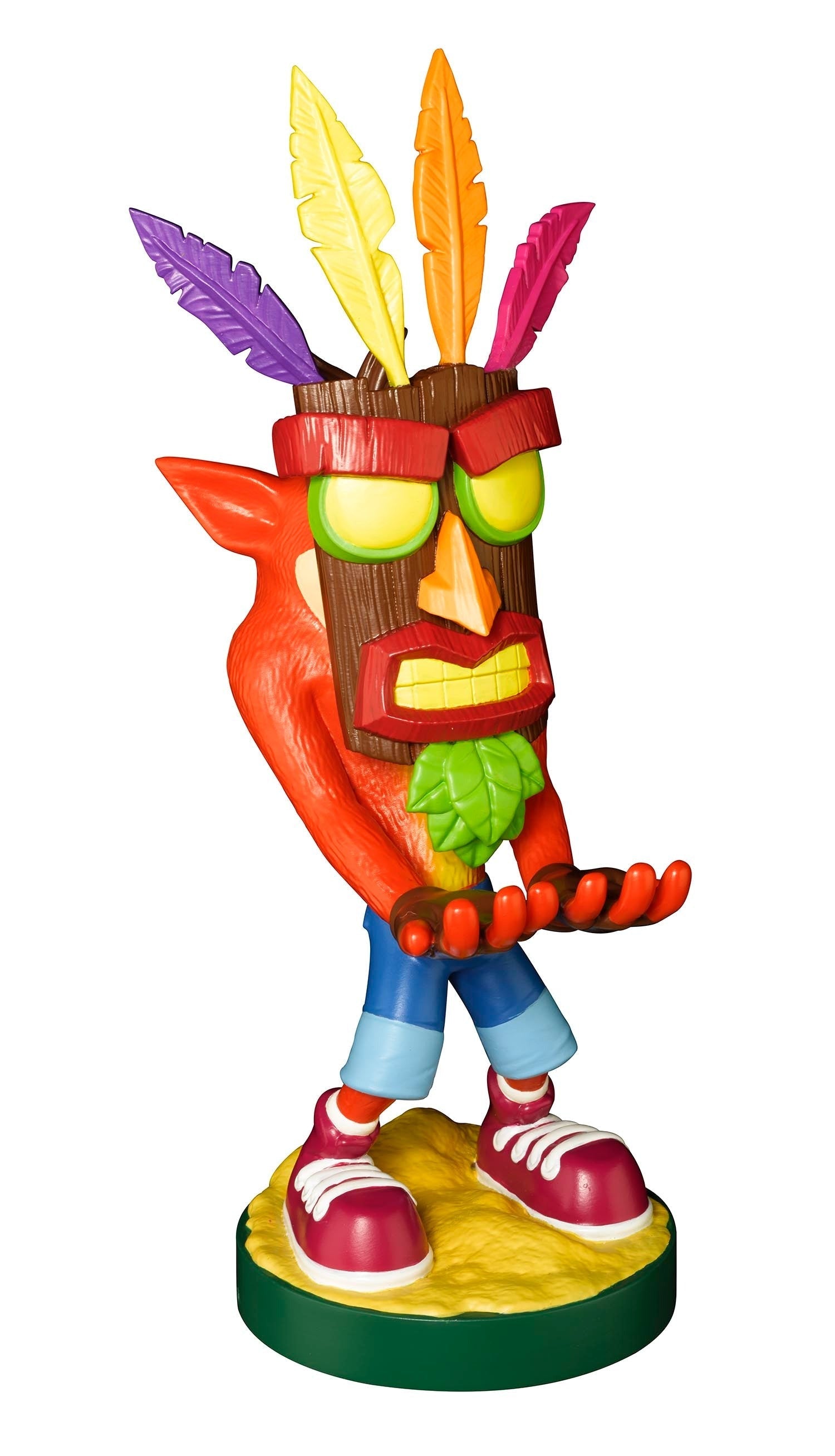 Exquisite Gaming Crash Bandicoot: Aku Aku Phone and Controller Stand