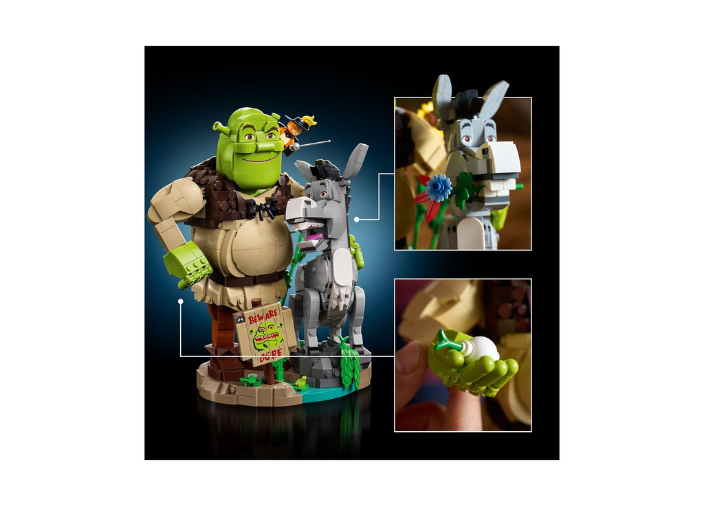 LEGO Shrek, Donkey & Puss In Boots Collector's Edition 1,403-Piece Building Set
