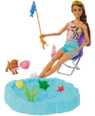 Barbie Dream Camper Playset with Roof Tent BBQ Grill