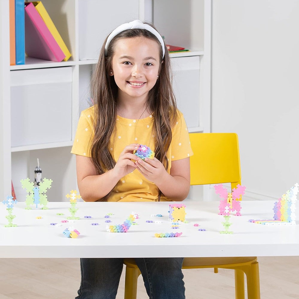 Plus-Plus Super Tube - Pastel Mix Construction Set - 500 Pieces