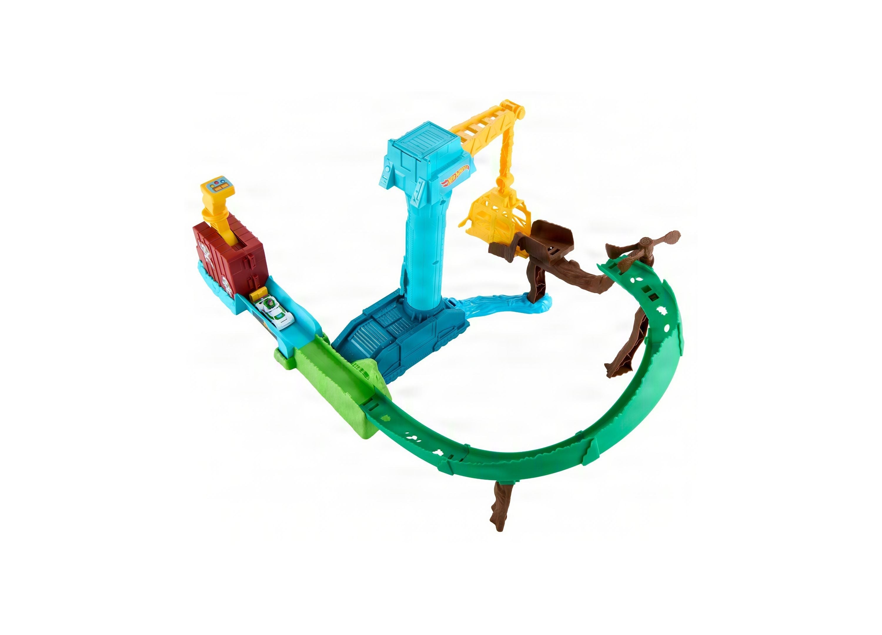 Hot Wheels Buzz Lightyear Star Command Adventure Track Set With Die-Cast Vehicle
