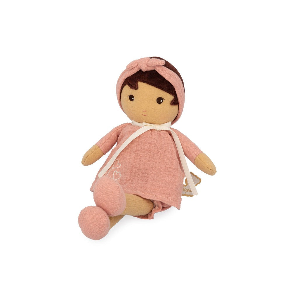 Kaloo Tendresse Amandine Doll, Medium - Maroon Dress