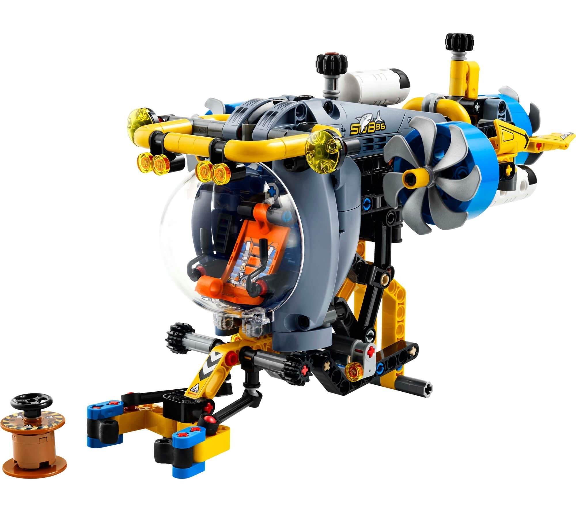 LEGO Technic Deep-Sea Research Submarine 413-Piece Building Set 42201