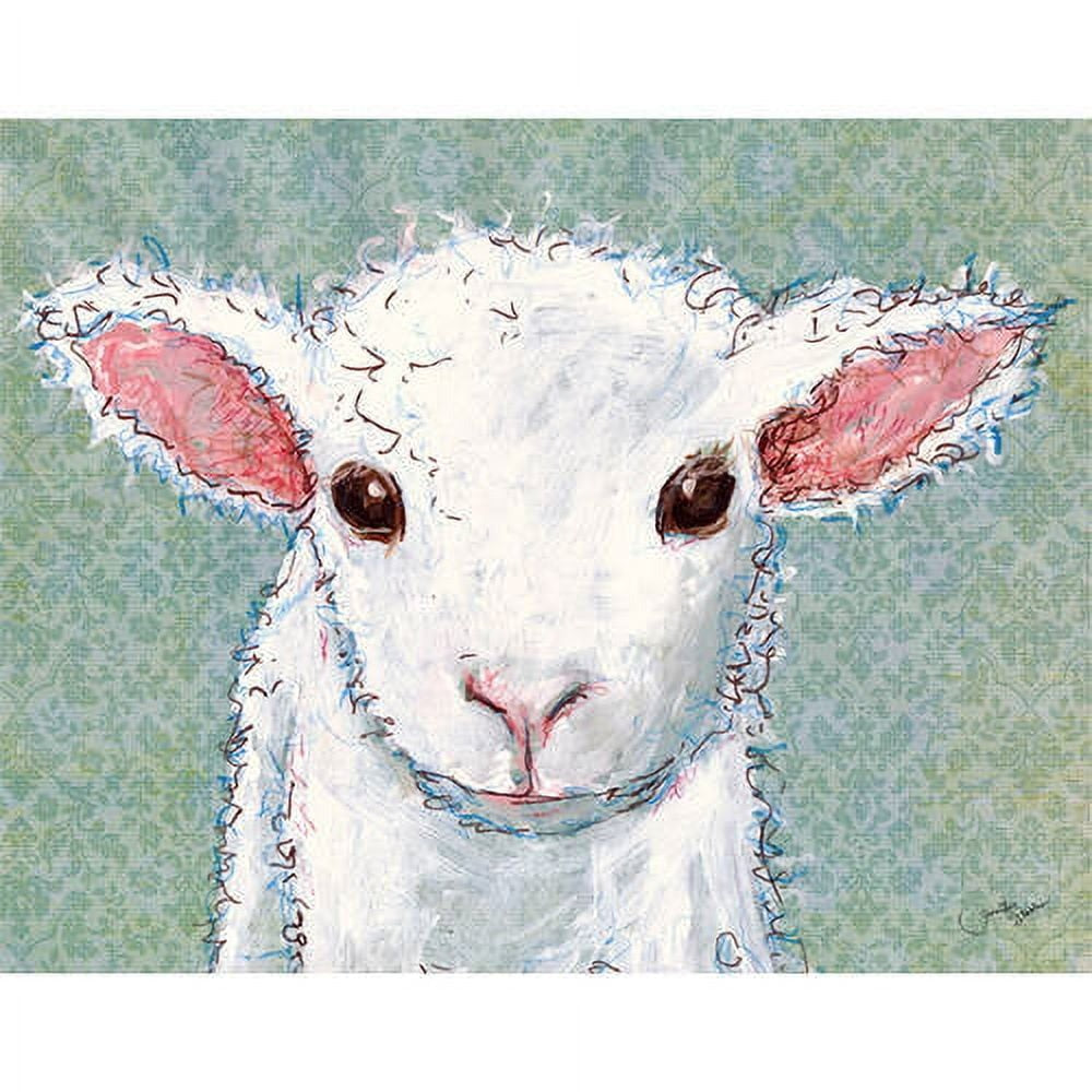 Oopsy Daisys Little Lamb Bab 12 inch Cuddly Plush - White